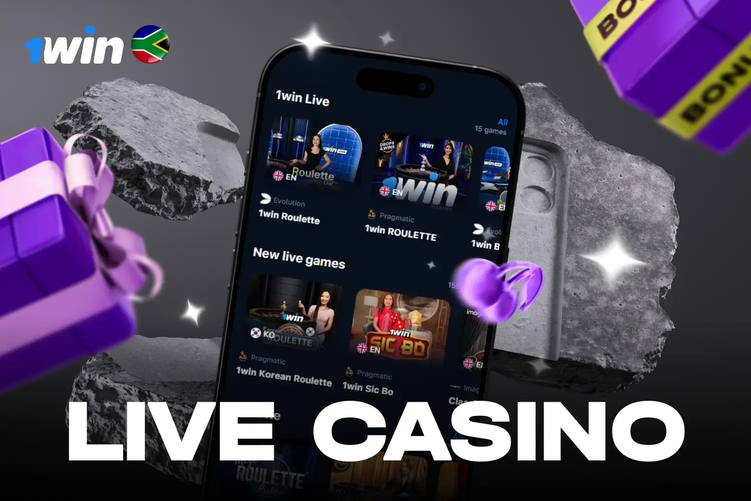 1win live casino