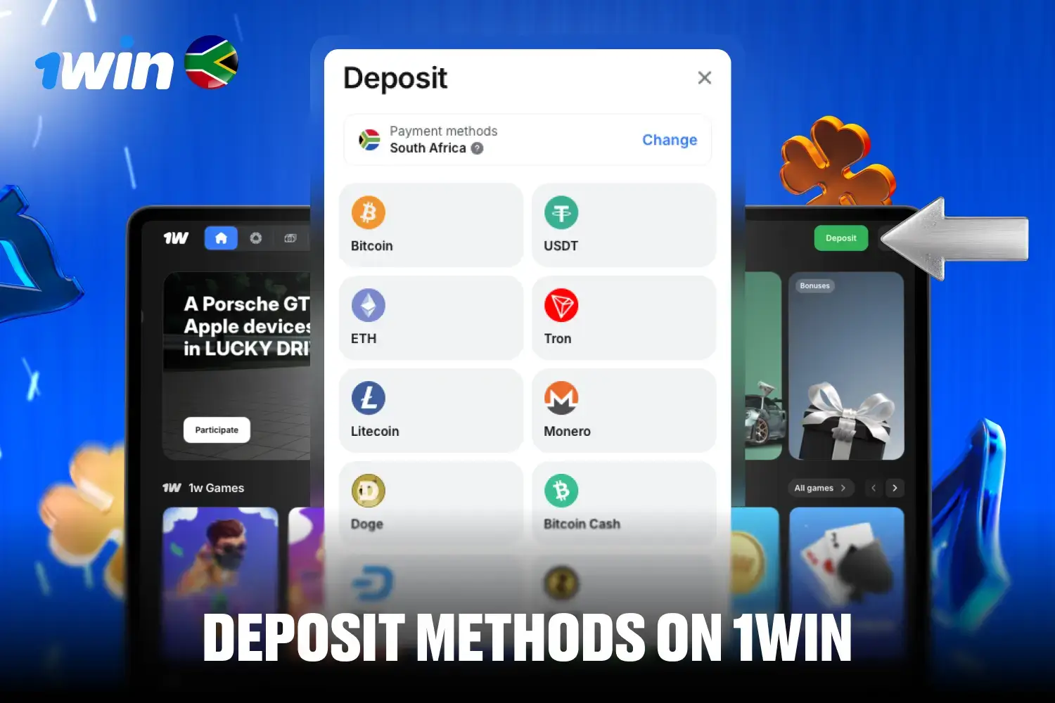 1win deposit methods